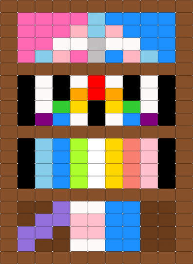 Pride Bookself (Cis ally,hetero ally,drag,queer) - pink,tan,light blue,queer,lgbtq,books,ally,cis ally,hetero ally,drag,pride