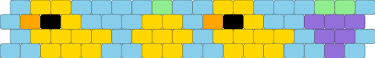 Duck song themed - light blue,yellow