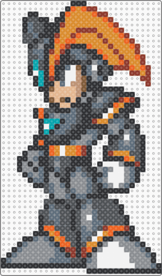 Bass - gray,orange,games,gaming,video games,nintendo,capcom,megaman
