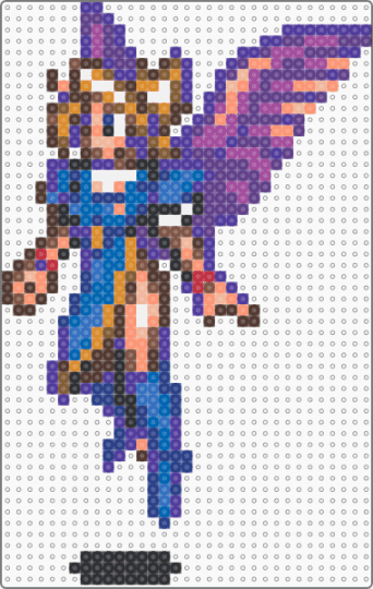 Nina (BOF2) - purple,brown,orange,blue,video games,games,nintendo