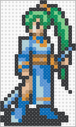 Lyn - black,blue,light blue,green,games,gaming,video games,nintendo,fire emblem