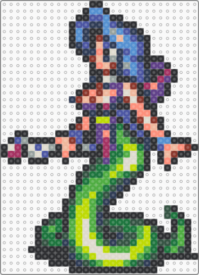 Bleu (BOF2) - gray,purple,green,video games,games,nintendo