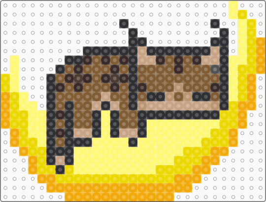 Lunar Bobcat - orange,yellow,tan