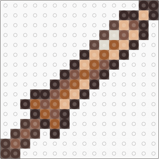Copper short sword terraria - brown