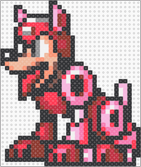Rush - black,pink,red,games,gaming,video games,nintendo,capcom,megaman