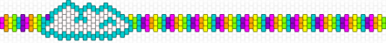 rainbow cloud head thing - light blue