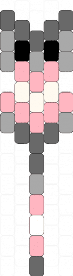 Demi girl cat - gray,pink