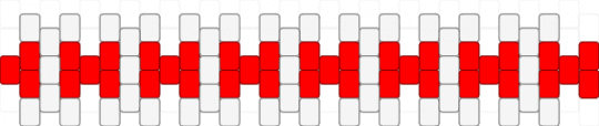 Bone cuff - white,red,bone,gore