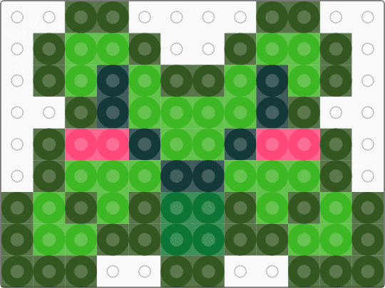 Frog 1# - gold,green