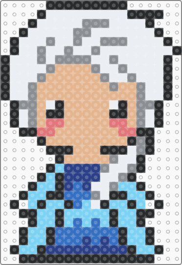 Elsa - light blue,blue,beige,gray