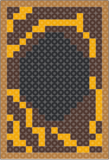 Yugioh Card 1st try - brown