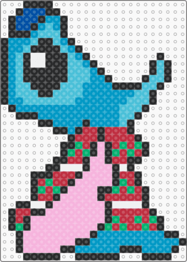 Christmas sweater Stitch - pink,light blue