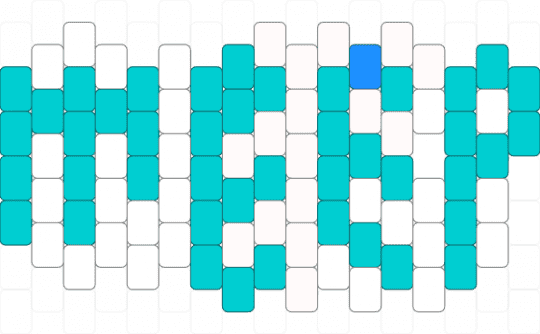 Meep - light blue, white