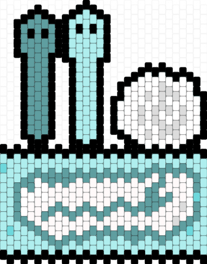 Ghost snakes in a can // Dandy's world 👻🐍 - light blue,teal,dandys world,connie,trinket,ghost,snakes,can,connie dandys world