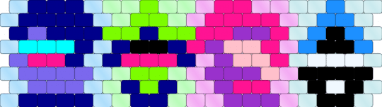 HERO_SWORD/AXE/SCARF+ Lancer cuff - purple,light blue,pink,deltarune,ralsei,susie,kris,lancer,herosword,heroaxe,heroscarf