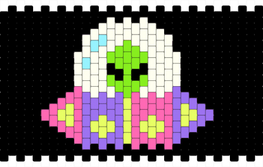 Alien edit - black,pink,purple