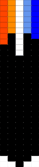 Aromantic Acesexual Tie-Kandi Pattern - black,red,purple,kandi,tie,pride,aromantic acesexual