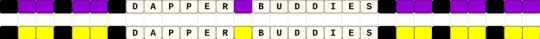 Dapper Buddies Matching Bracelets-Kandi Singles - purple,yellow,dapper buddies,murder drones,n,uzi,the promening,singles