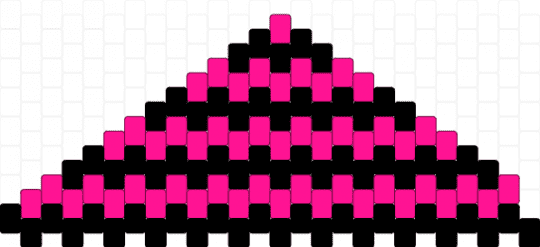 The Top of the Heart Purse Thing-Kandi Pattern - black,pink,purse,kandi