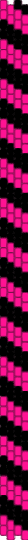 Pink Purse Strap-Kandi Pattern - pink,black,angel dust,hazbin hotel,kandi purse,strap