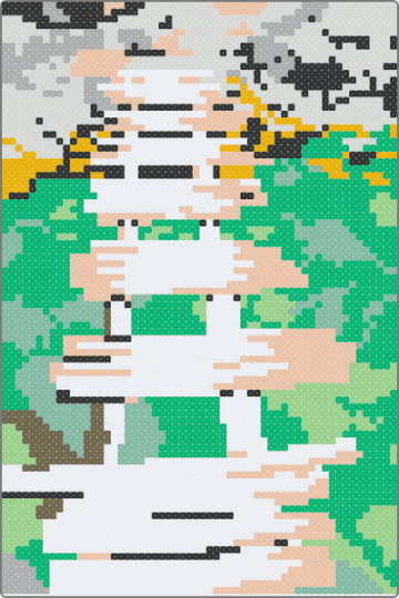Arch18 - white,beige,green,teal,river,nature,brudge,architecture,natural,wood,forest,rocks