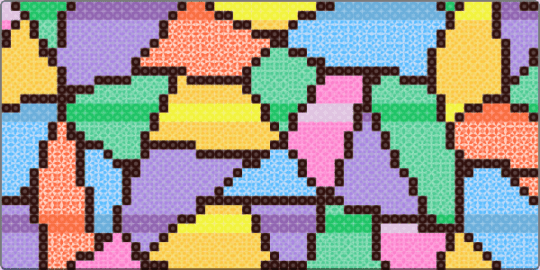 Stain1 - brown,light blue,yellow,pink,stain,stained,glass,stripes,rainbow,colorful,art,pretty