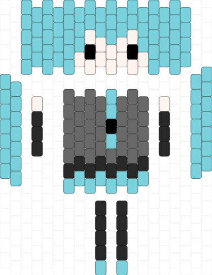 Miku doll - light blue