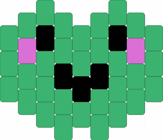 frog charm - green