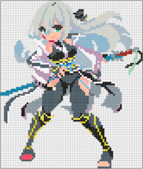 Shizuna - purple,gray,light blue,colorful