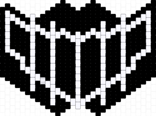 Mask Lute Hazbin Hotel - white,black