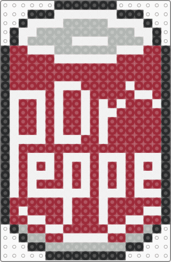 Dr. Pepper Can - red
