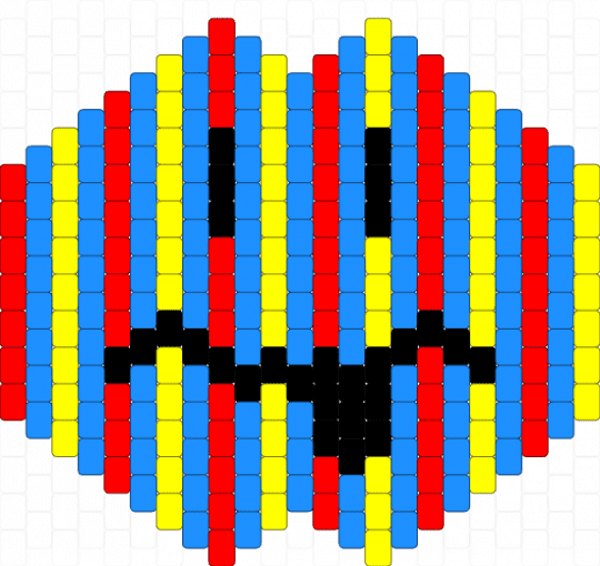 Primary color mask - light blue