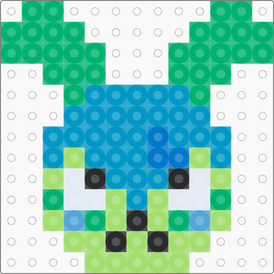 Squirm - green,light blue