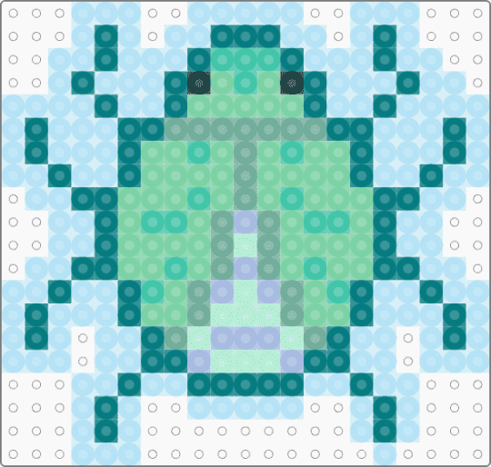 Bug 🪲 - teal,light blue