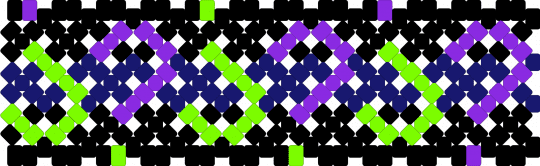 Purple and green question mark x-base - purple,green