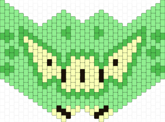Apple monster mask - teal
