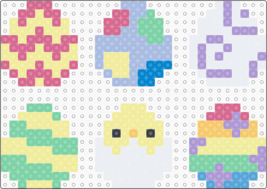 Just some easter eggs 🥚 - pink,yellow,teal