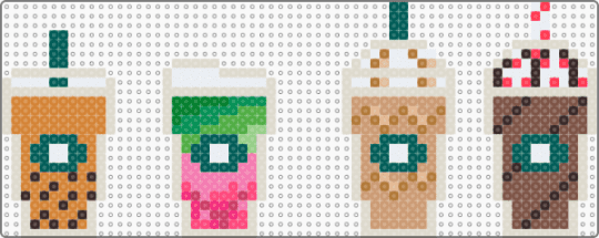 Drinks - boba tea,strawberry matcha,caramel frappuccino,drink,beverage,food,starbucks,beige,gray,tan,orange