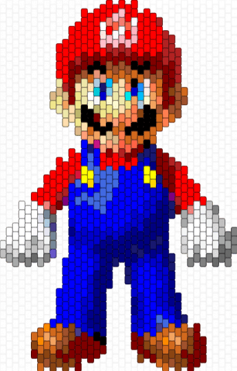 MARIO - red,orange,purple