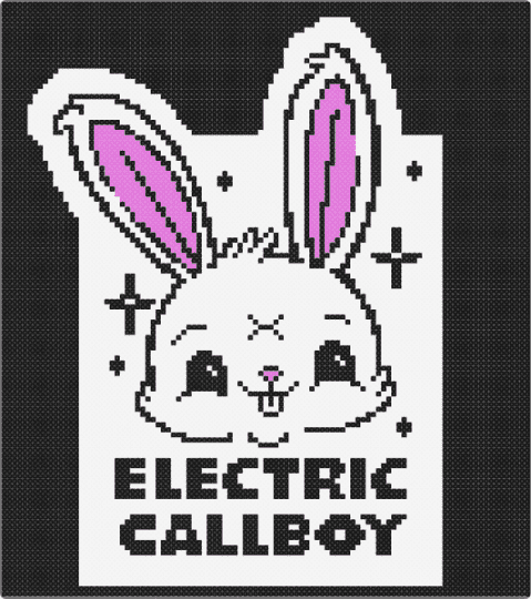 Electric Callboy Tekno bunny - white