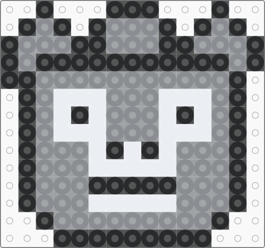 Chibi Mechagodzilla - white,gray