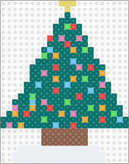 Christmas tree - teal