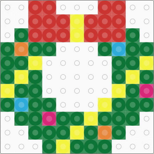 Koszoru - red,yellow,green