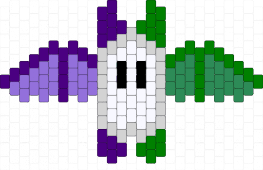 Gender Queer bat - purple,green