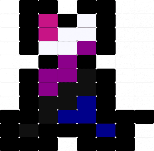 Genderfluid dog - black,pink,purple