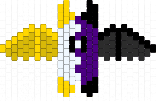 Nonbinary bat - yellow,purple