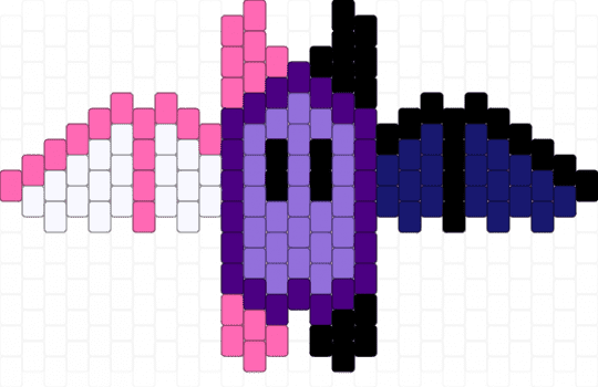 Genderfluid bat - purple,pink