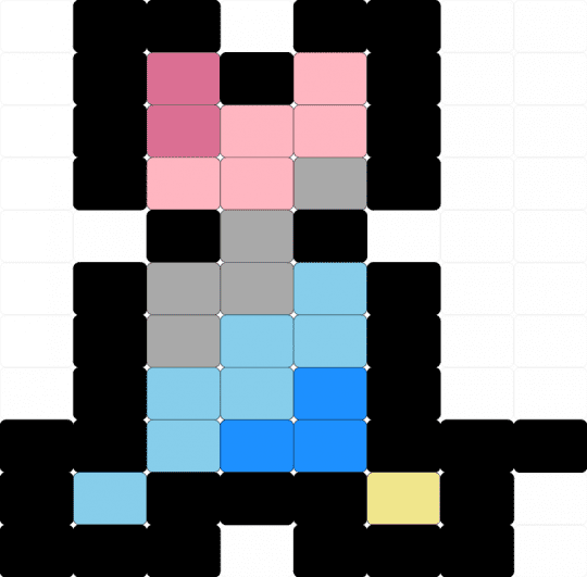 genderflux dog - black,pink,light blue