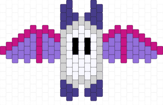Almondgender bat - pink,purple