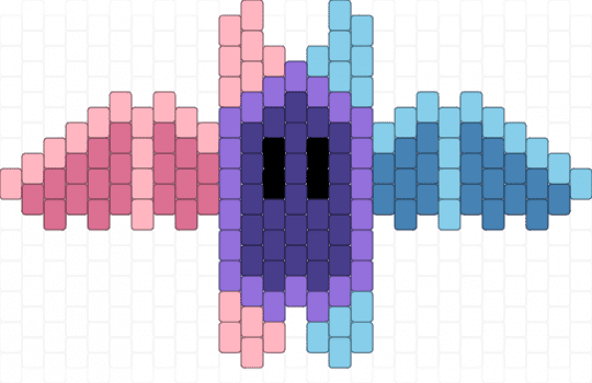 Omnisexual bat - purple,pink